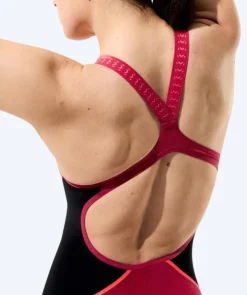 Online Speedo konkurrence badedragt til damer - LZR Pure Intent 2.0 - Mørkerød/sort