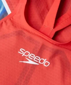 New Speedo konkurrence badedragt til damer - LZR Pure Intent 2.0 - Rød/multi