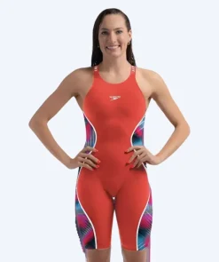 New Speedo konkurrence badedragt til damer - LZR Pure Intent 2.0 - Rød/multi