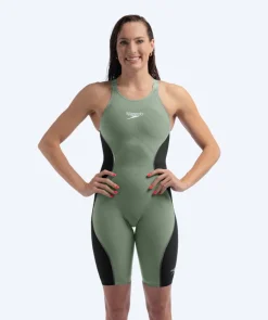 Clearance Speedo konkurrence badedragt til damer - LZR Pure Intent 2.0 - Grøn/sort