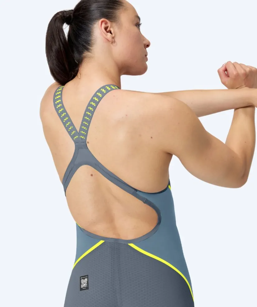 Discount Speedo konkurrence badedragt til damer - LZR Pure Intent 2.0 - Grå/gul