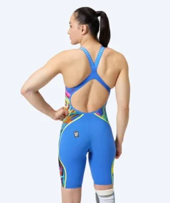 Best Speedo konkurrence badedragt til damer - LZR Pure Intent 2.0 - Lyseblå/multi