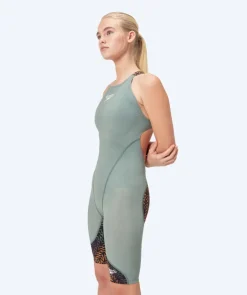 Clearance Speedo konkurrence badedragt til damer - LZR Ignite - Grøn/orange