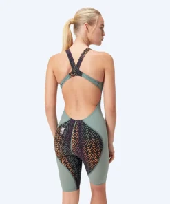 Clearance Speedo konkurrence badedragt til damer - LZR Ignite - Grøn/orange
