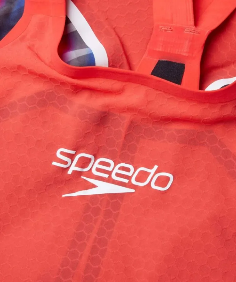 Best Speedo konkurrence badedragt til damer - LZR Pure Intent 2.0 - Rød/lilla