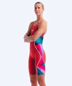 Best Speedo konkurrence badedragt til damer - LZR Pure Intent 2.0 - Rød/lilla
