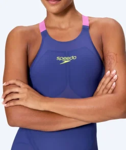 Hot Speedo konkurrence badedragt til damer - LZR Pure Valor 2.0 - Lilla/lyserød