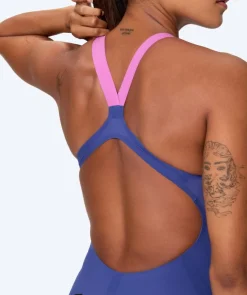 Hot Speedo konkurrence badedragt til damer - LZR Pure Valor 2.0 - Lilla/lyserød