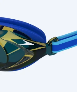 Speedo konkurrence svømmebriller til børn (6-14) - Vanquisher 3.0 Mirrored - Blå/guld