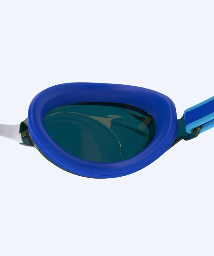 Speedo konkurrence svømmebriller til børn (6-14) - Vanquisher 3.0 Mirrored - Blå/guld