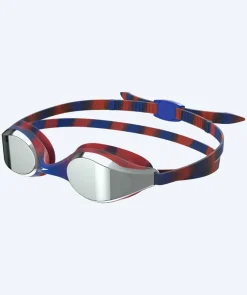 New Speedo konkurrence svømmebriller til børn (6-14) - Hyper Flyer Mirror - Rød/blå