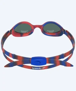 New Speedo konkurrence svømmebriller til børn (6-14) - Hyper Flyer Mirror - Rød/blå