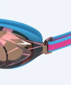 Clearance Speedo konkurrence svømmebriller til børn (6-14) - Vanquisher 3.0 Mirrored - Lyserød/bronze