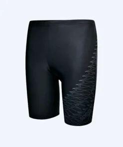 New Speedo lange badebukser til mænd - Medley Logo - Sort/grå