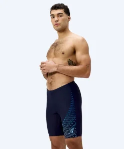 Sale Speedo lange badebukser til mænd - Medley Logo - Mørkeblå