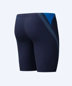 Best Speedo lange badebukser til mænd - Hyperboom Splice - Mørkeblå/blå