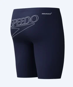 Clearance Speedo lange badebukser til mænd - Endurance Logo - Mørkeblå