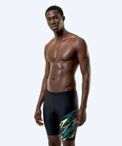 Hot Speedo lange badebukser til mænd - Medley Logo - Sort/grøn