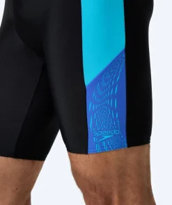 Best Speedo lange badebukser til mænd - Dive - Sort/lyseblå