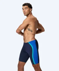 Discount Speedo lange badebukser til mænd - Solid Splice - Mørkeblå/lyseblå