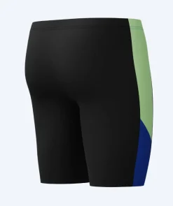Hot Speedo lange badebukser til mænd - Dive - Mørkeblå/gul
