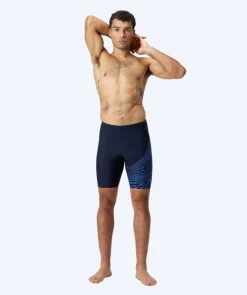 Speedo lange badebukser til mænd - Medley Logo - Mørkeblå/lyseblå