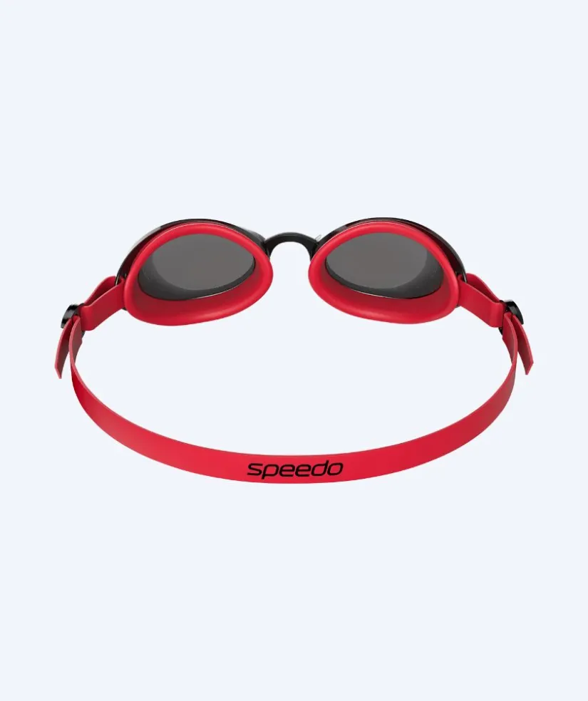 Online Speedo motions svømmebriller - Jet 2.0 - Rød (Smoke linse)