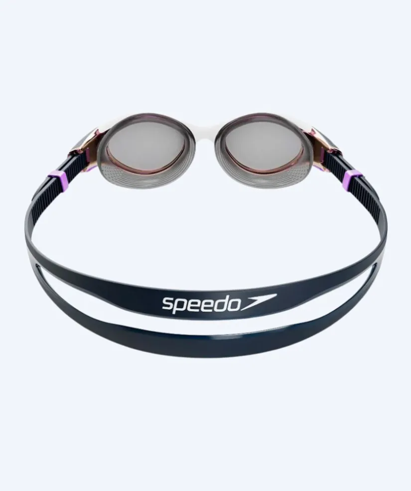 Speedo motions svømmebriller til damer - Biofuse 2.0 Mirror - Mørkeblå/lilla