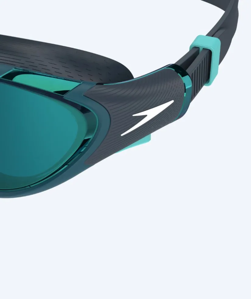 Clearance Speedo motions svømmebriller - Biofuse 2.0 Mirror - Mørkeblå/grøn