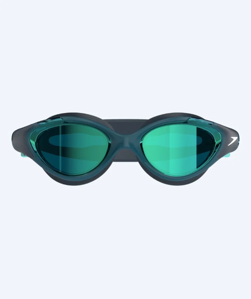 Clearance Speedo motions svømmebriller - Biofuse 2.0 Mirror - Mørkeblå/grøn