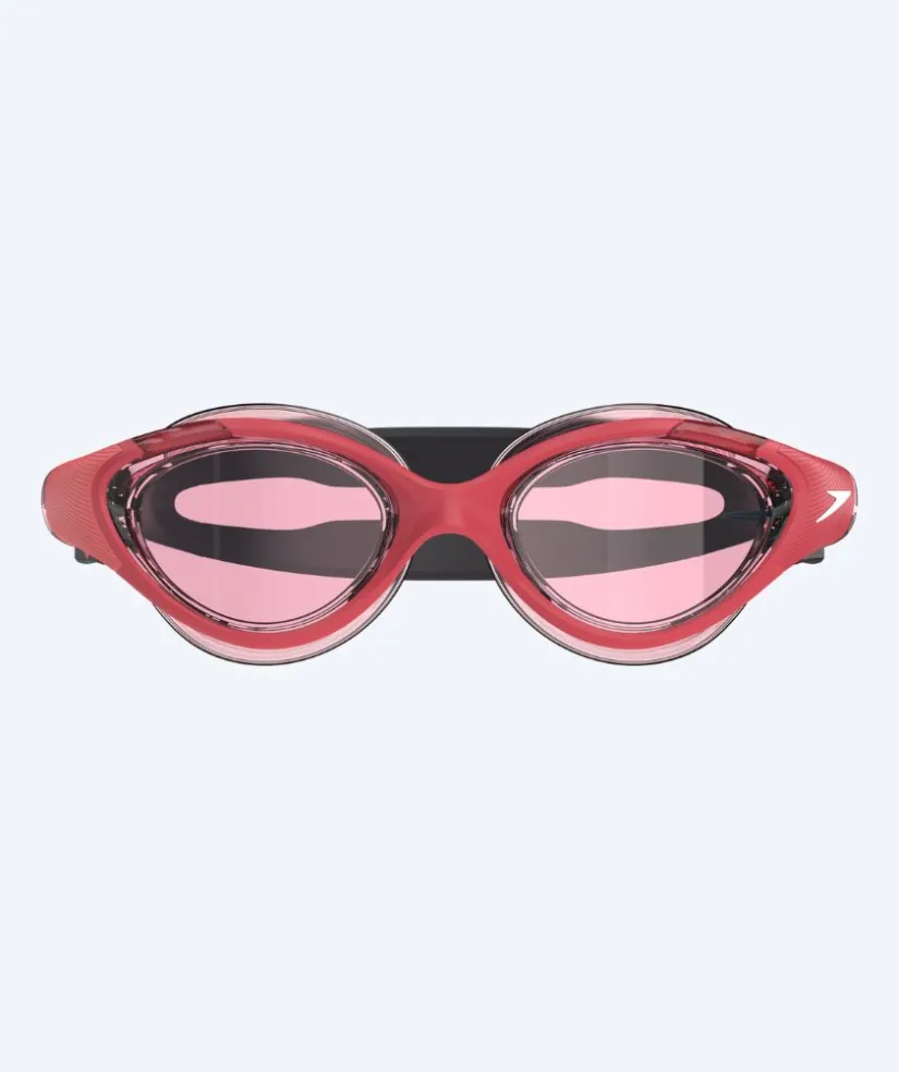 Clearance Speedo motions svømmebriller til damer - Biofuse 2.0 - Rød/pink