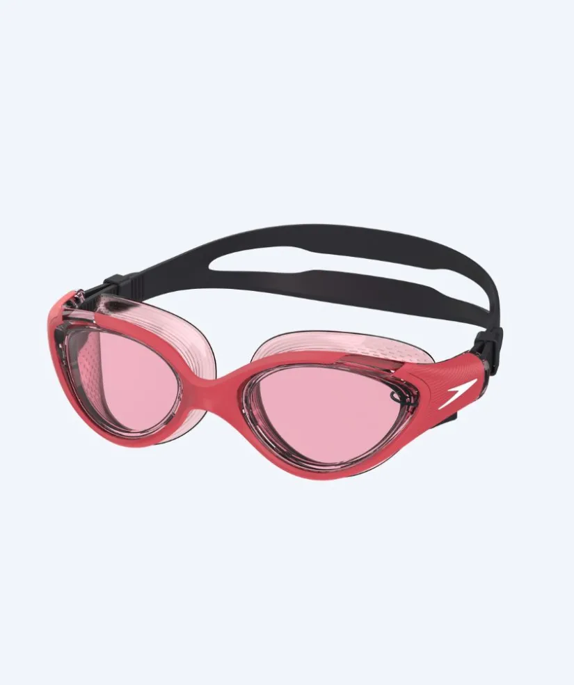 Clearance Speedo motions svømmebriller til damer - Biofuse 2.0 - Rød/pink
