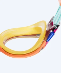 Discount Speedo svømmebriller til børn (6-14) - Biofuse 2.0 Mirror - Orange/mørkeblå