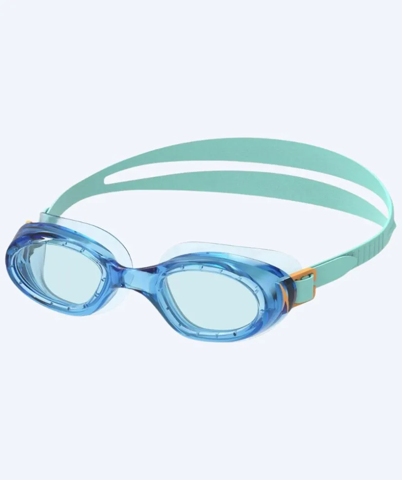 Best Speedo svømmebriller til børn (6-16) - Futura Hydrospex - Turkis/blå