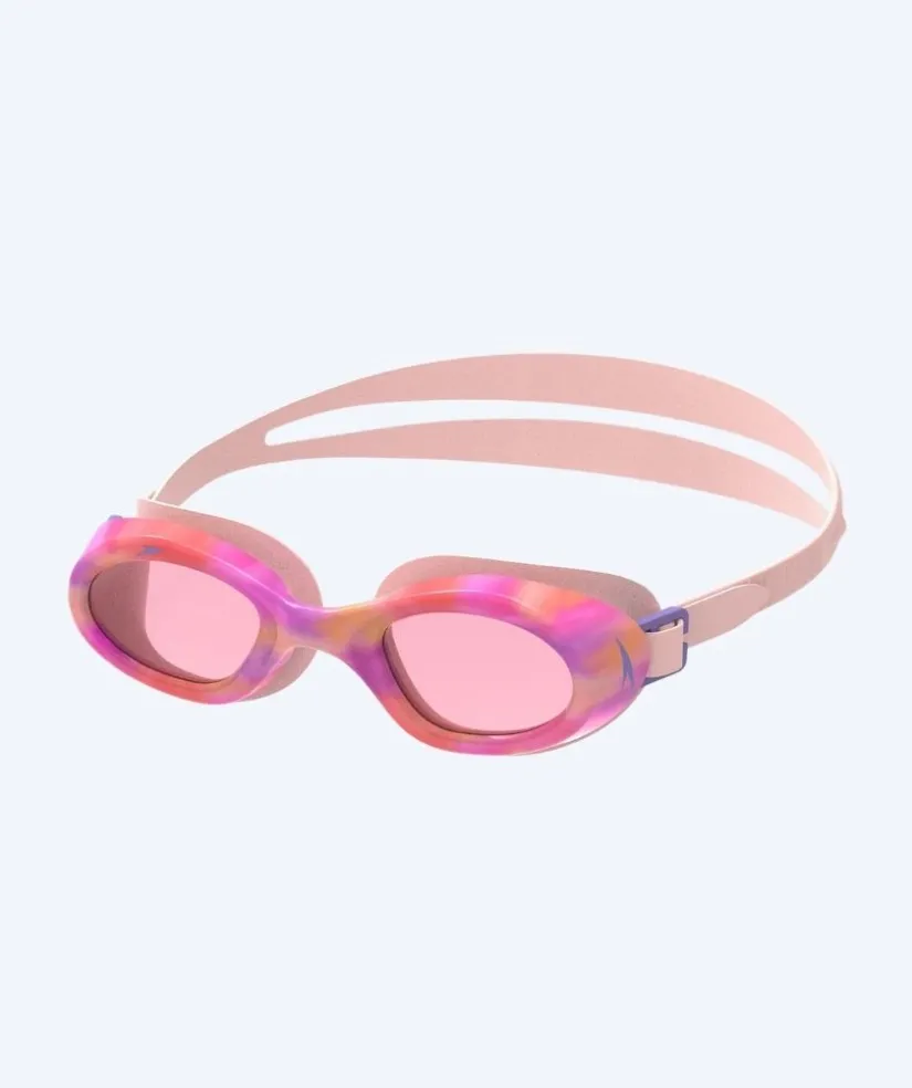 Hot Speedo svømmebriller til børn (6-16) - Futura Hydrospex - Lyserød/pink (Printed)