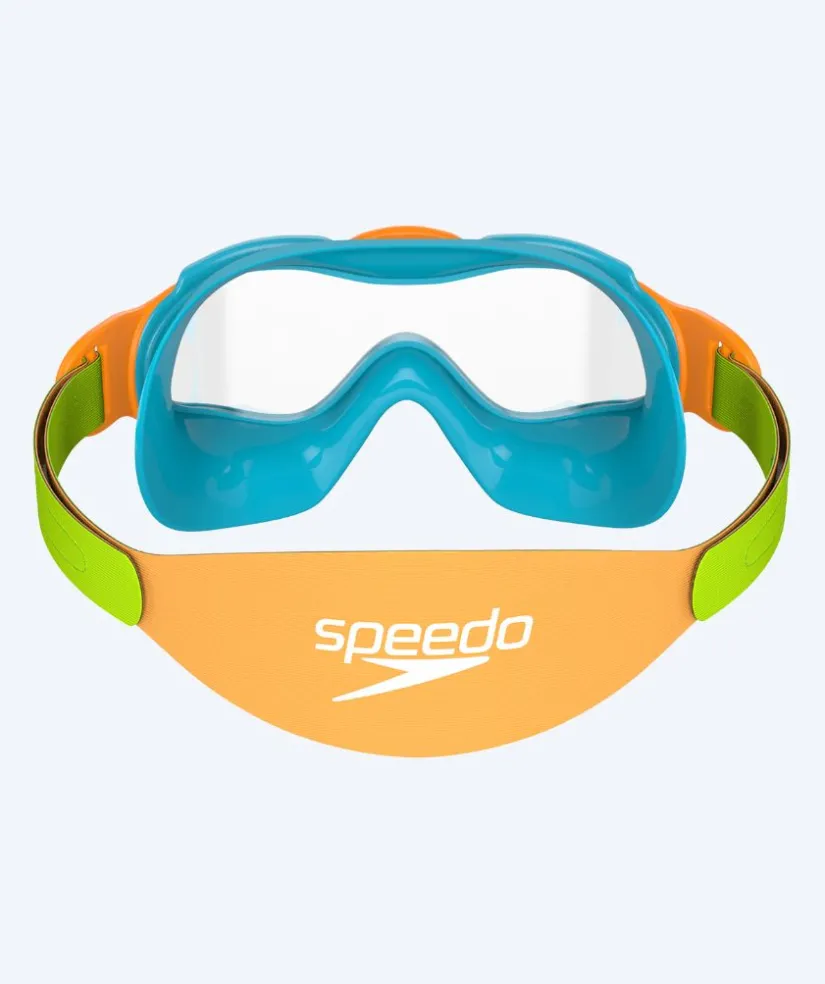 Hot Speedo svømmebriller til børn (1-3) - Sea Squad Mask - Lyseblå/lysegrøn