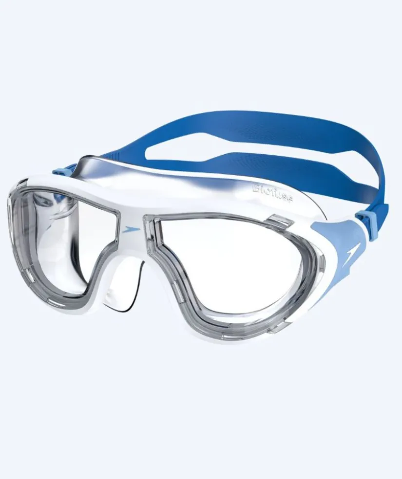 Hot Speedo svømmemaske - Biofuse 2.0 - Blå/klar