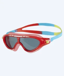 Sale Speedo svømmemaske til børn (6-14) - Biofuse Rift - Rød/lyseblå (Smoke linse)