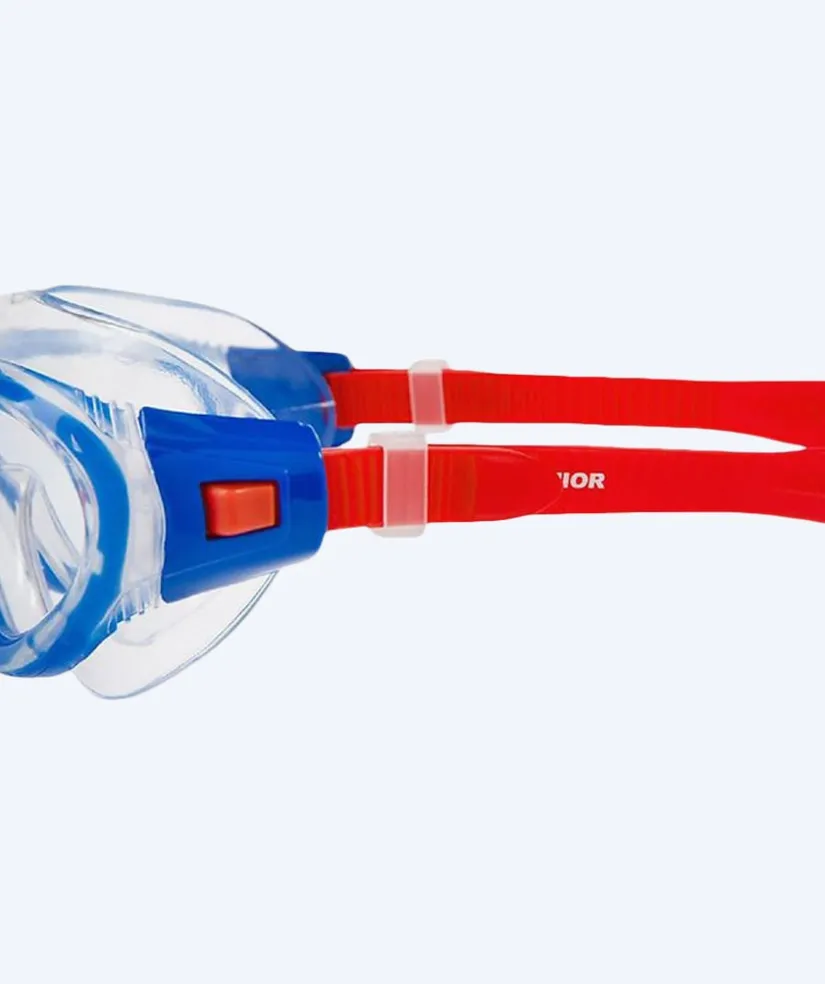 New Speedo svømmemaske til børn (6-14) - Rift - Lyseblå/rød