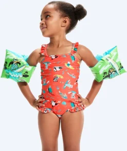 Hot Speedo svømmevinger til børn (2-6) - Character Printed - Grøn/blå