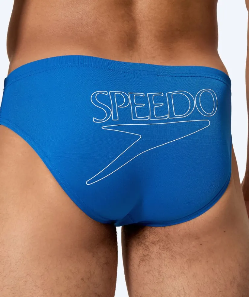 Sale Speedo trekantede badebukser til mænd - Endurance Logo - Lyseblå