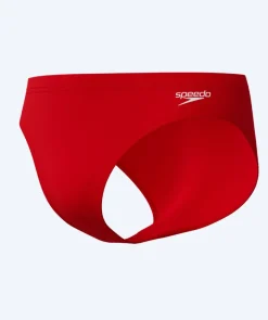 Hot Speedo trekantede badebukser til mænd - Endurance Logo - Rød