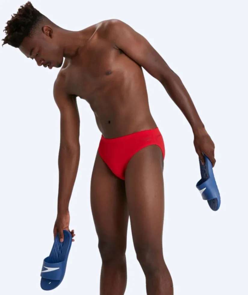 Best Speedo trekantede badebukser til mænd - Eco Endurance - Rød