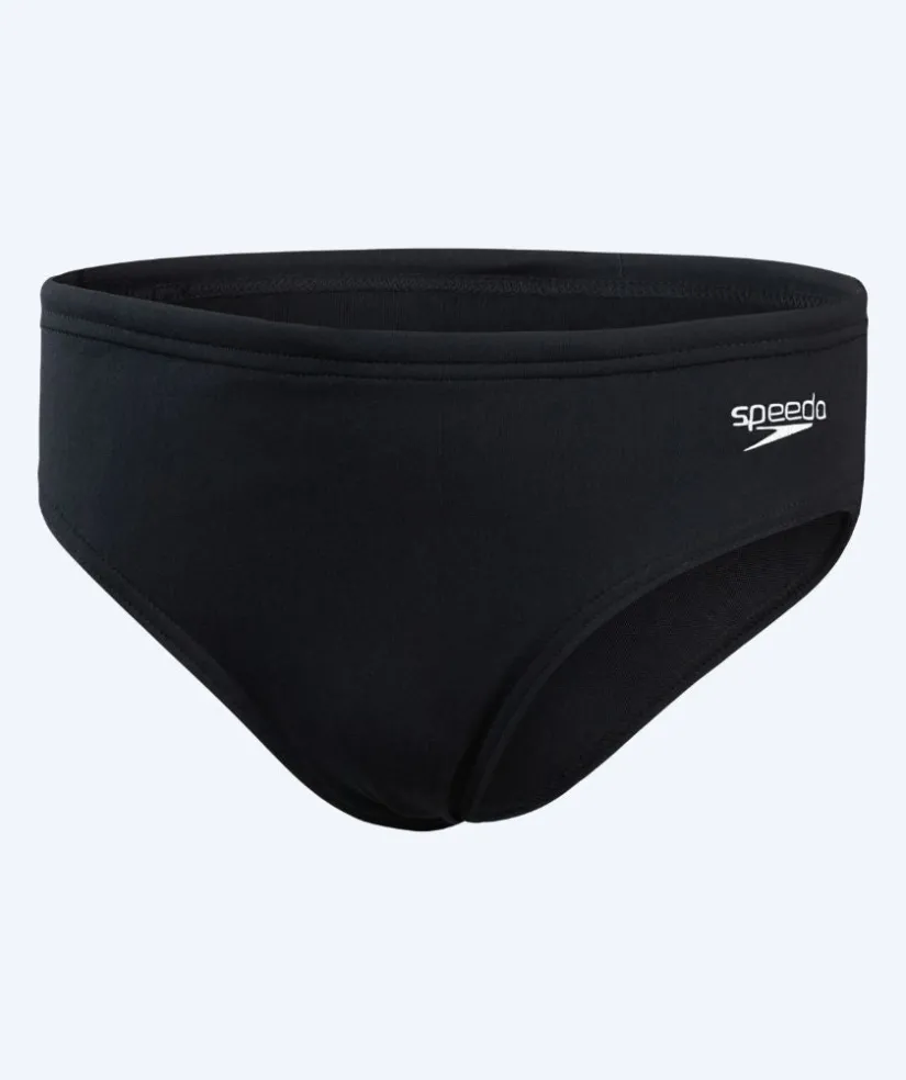 Online Speedo trekantede badebukser til drenge - Endurance - Sort