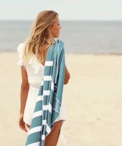 Sale SummerSand microfiber håndklæde - Ocean Green (Turkis)