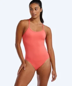 Clearance TYR badedragt til damer - Durafast Elite Solid Tieback - Lyserød