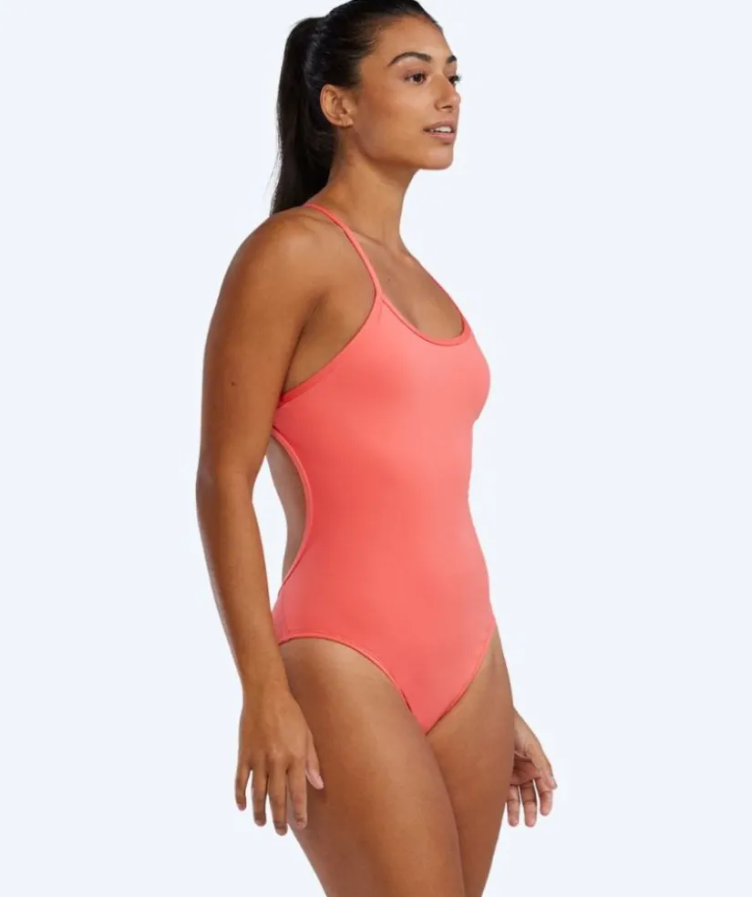 Clearance TYR badedragt til damer - Durafast Elite Solid Tieback - Lyserød