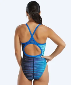 Online TYR badedragt til damer - Durafast Elite Speedwarp - Blå/lilla