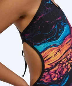 Online TYR badedragt til damer - Durafast Elite Crosscutfit - Sort/multi