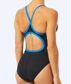 Discount TYR badedragt til damer - Durafast Elite Hexa - Sort/blå